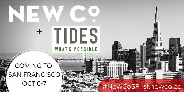 Join Tides at NewCoSF Join Tides at NewCoSF